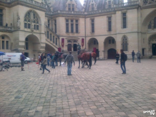 Illustration for article titled Merlin Series 5 Set Photos